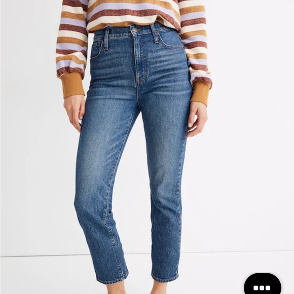 Madewell Classic Straight Jeans in Coldbrook Wash AF697 - Size 28 - Picture 1 of 12